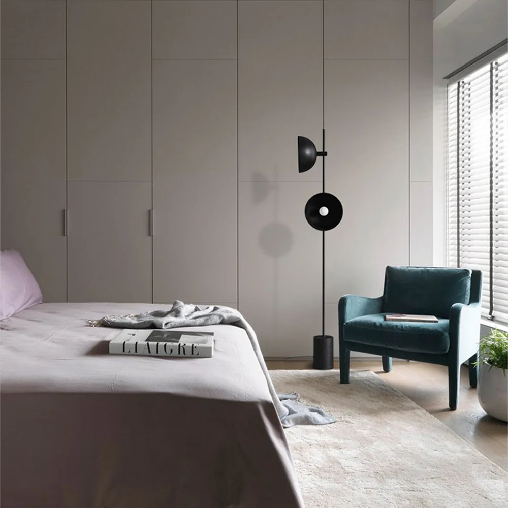 Modern Black Marble Floor Lamp - Image 7