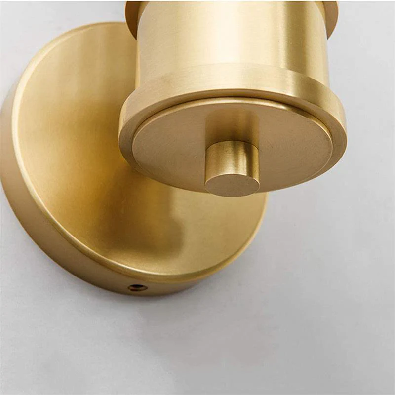 Modern Brass Gold Crystal Wall Sconce - Image 10
