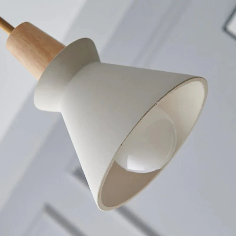 Modern White Concrete Cone Pendant Light - Image 18