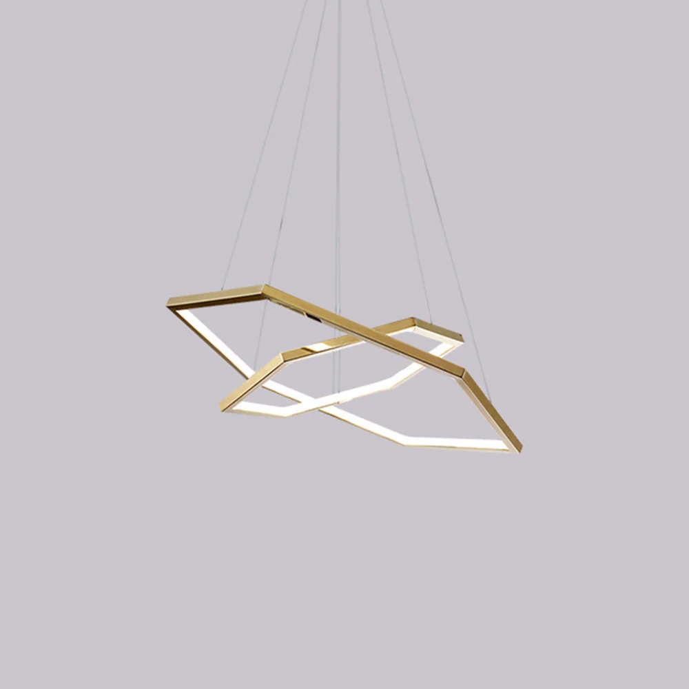 Modern Chic Geometric Polygon Pendant Light - Image 11