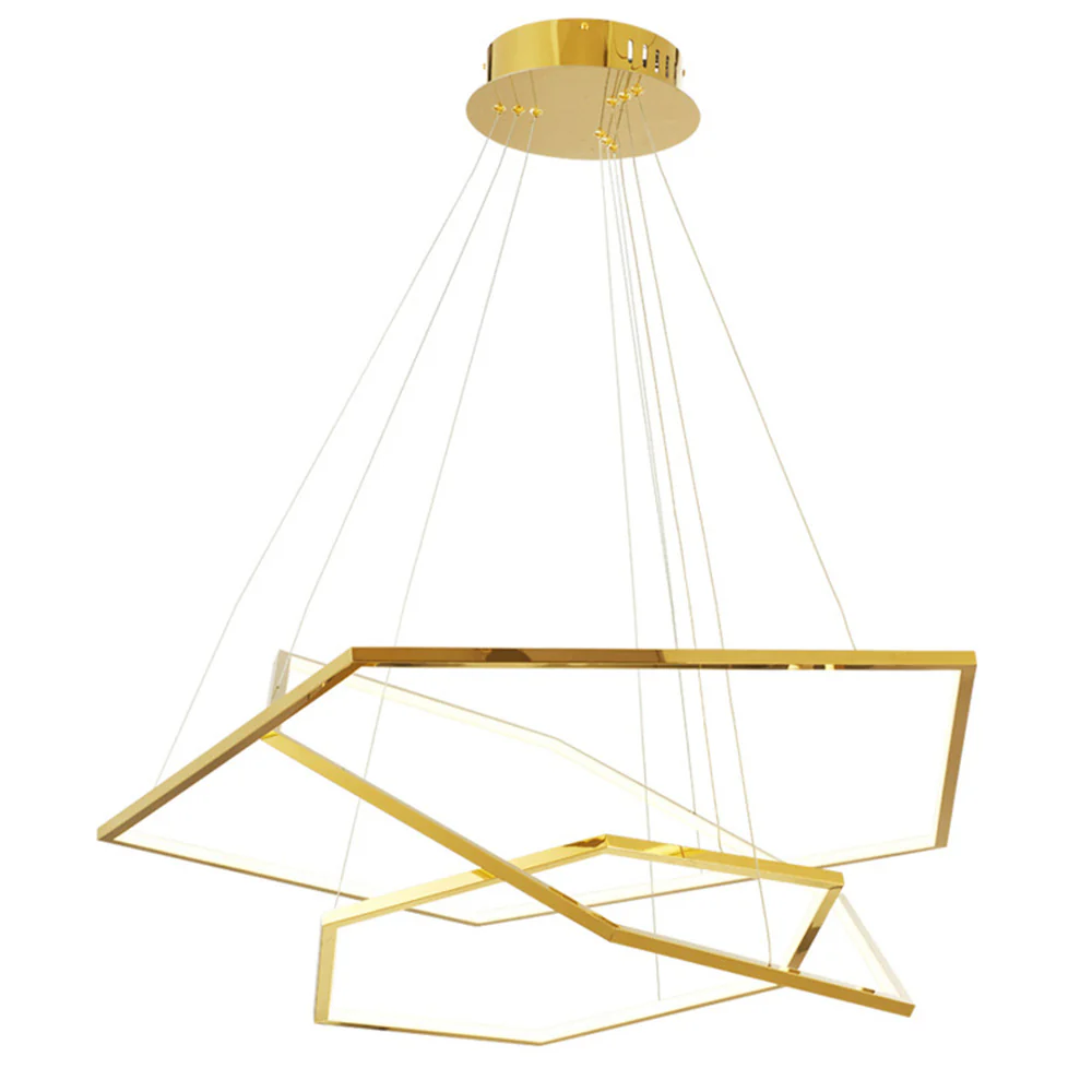 Modern Chic Geometric Polygon Pendant Light - Image 19