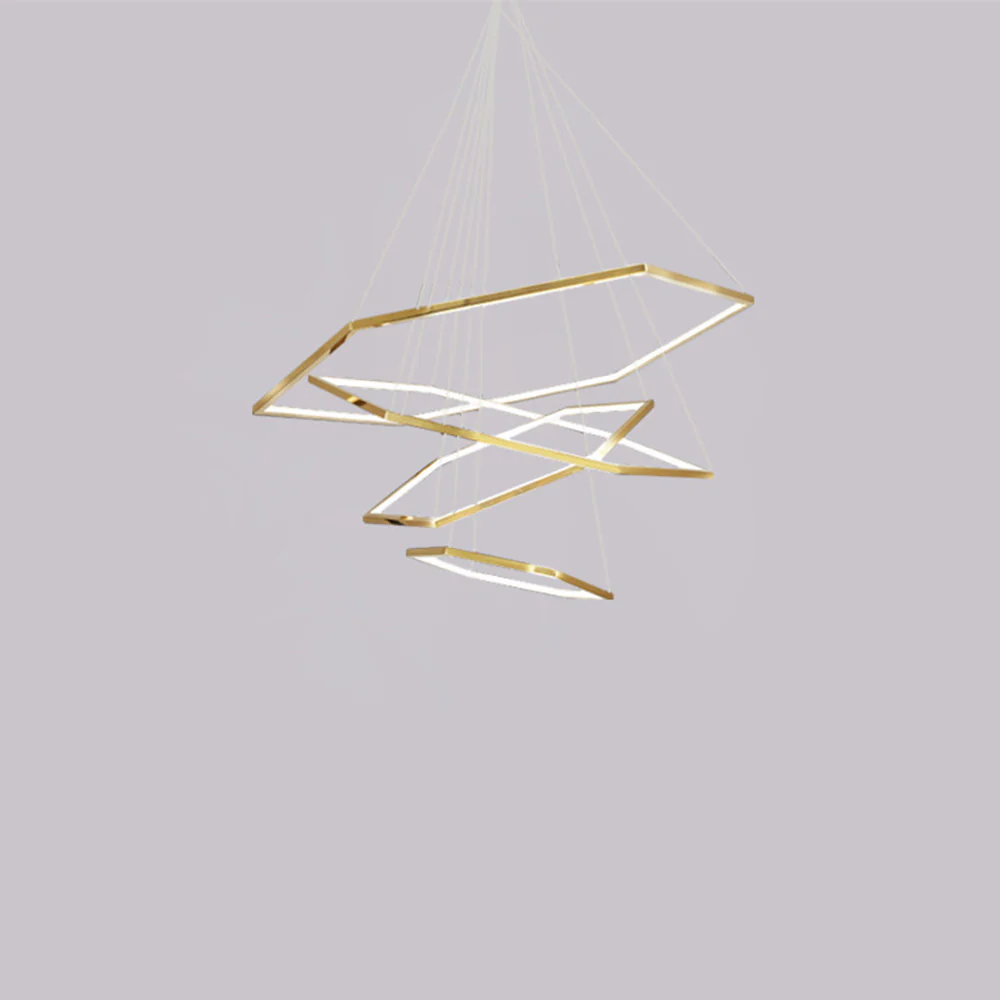 Modern Chic Geometric Polygon Pendant Light - Image 7