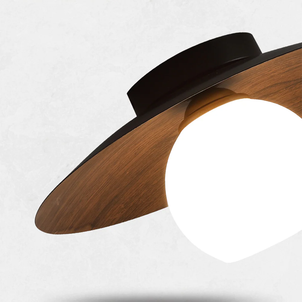 Modern Natural Wood Bedroom Ceiling Lamps - Image 13