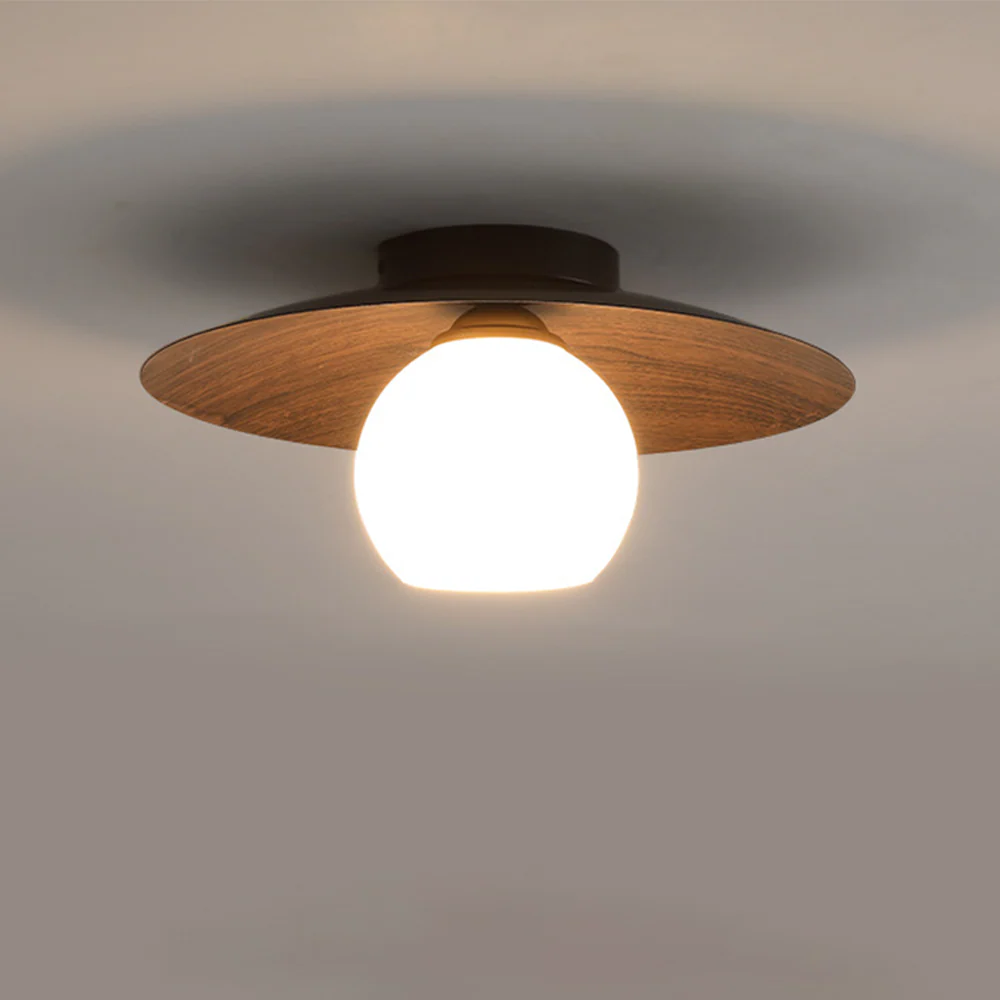 Modern Natural Wood Bedroom Ceiling Lamps - Image 5