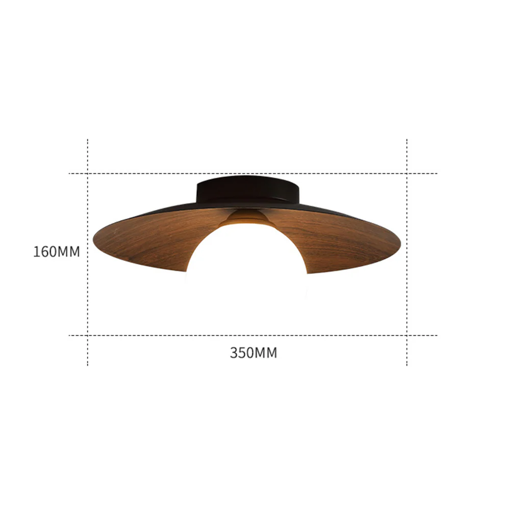 Modern Natural Wood Bedroom Ceiling Lamps - Image 7