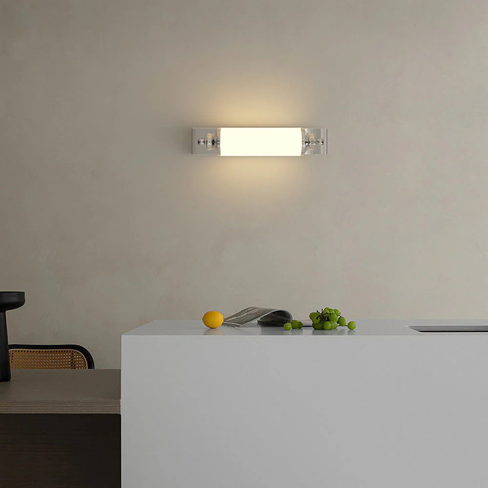 Modern Chrome Cylinder LED Wall Light - Image 8
