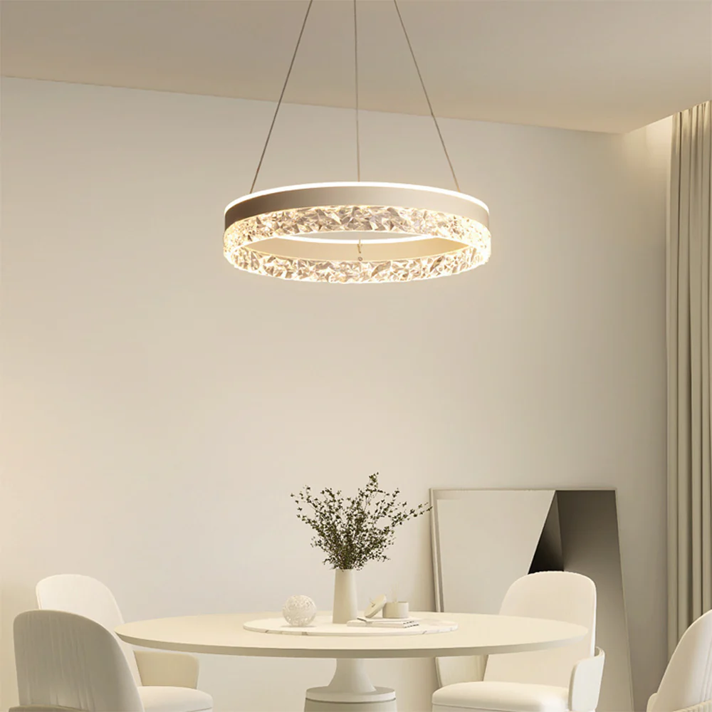 Modern Circular Dimmable Led Pendant Light - Image 4