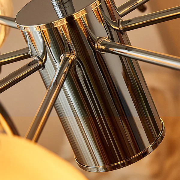 Modern Classic Flower Shape Glass Chandelier - Image 11