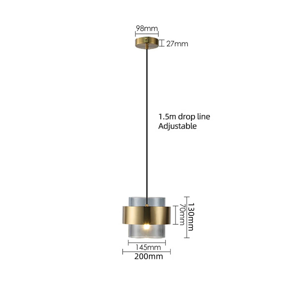 Modern Classic Glass Pendant Light - Image 10