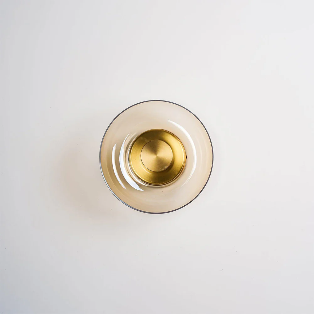 Modern Clear Round LED Glass Wall Sconce - Image 13