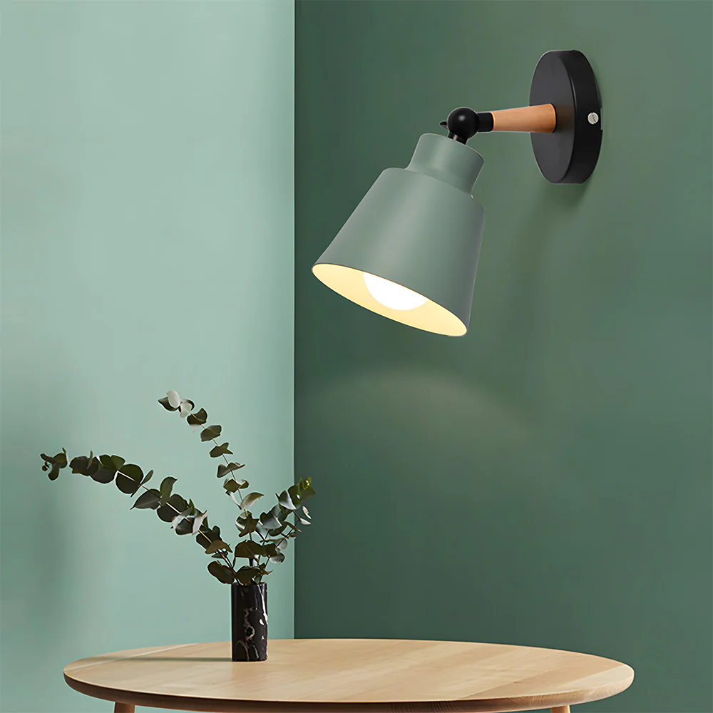 Modern Colorful Bracket Iron Bedroom Wall Lamp - Image 11