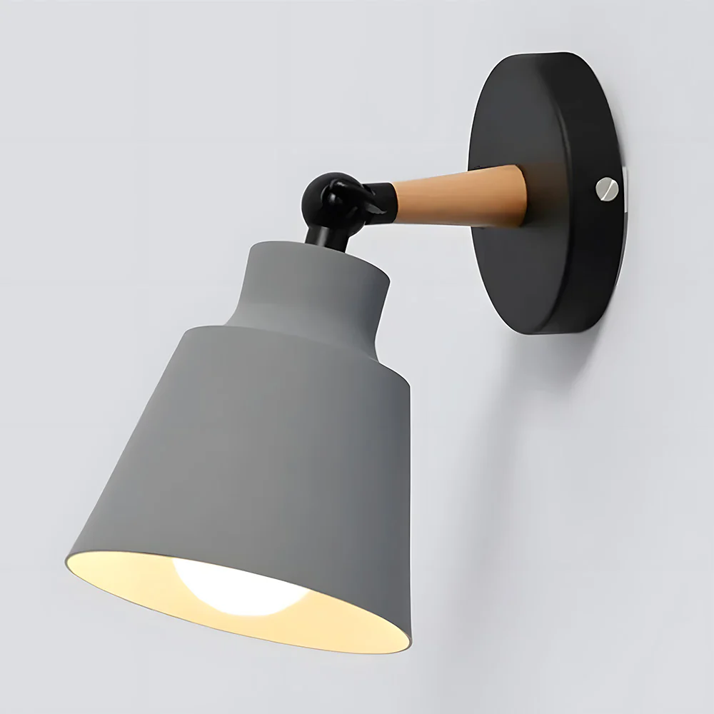 Modern Colorful Bracket Iron Bedroom Wall Lamp - Image 5