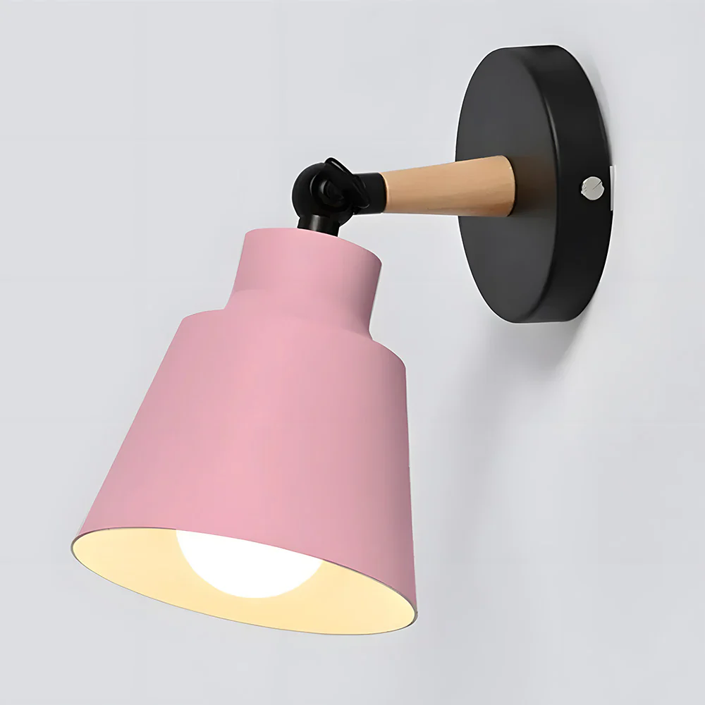 Modern Colorful Bracket Iron Bedroom Wall Lamp - Image 7