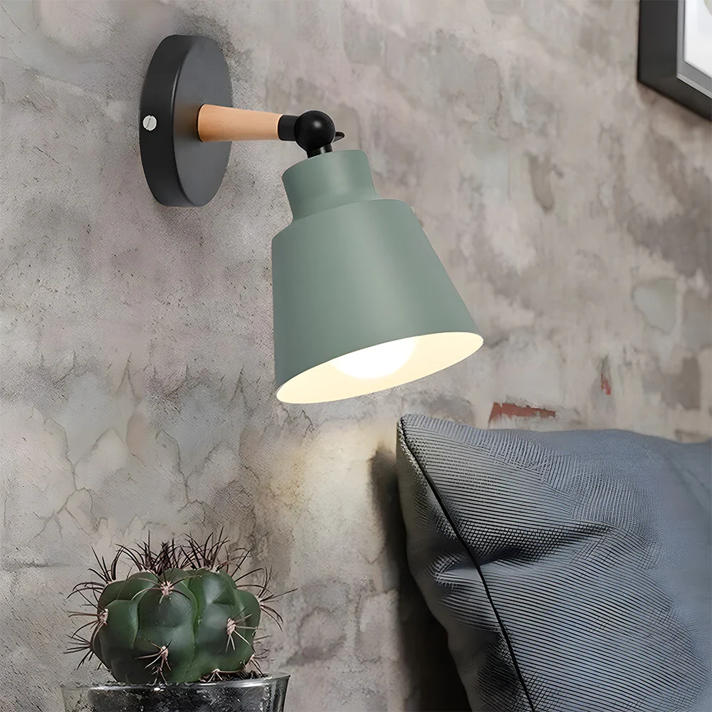 Modern Colorful Bracket Iron Bedroom Wall Lamp - Image 8