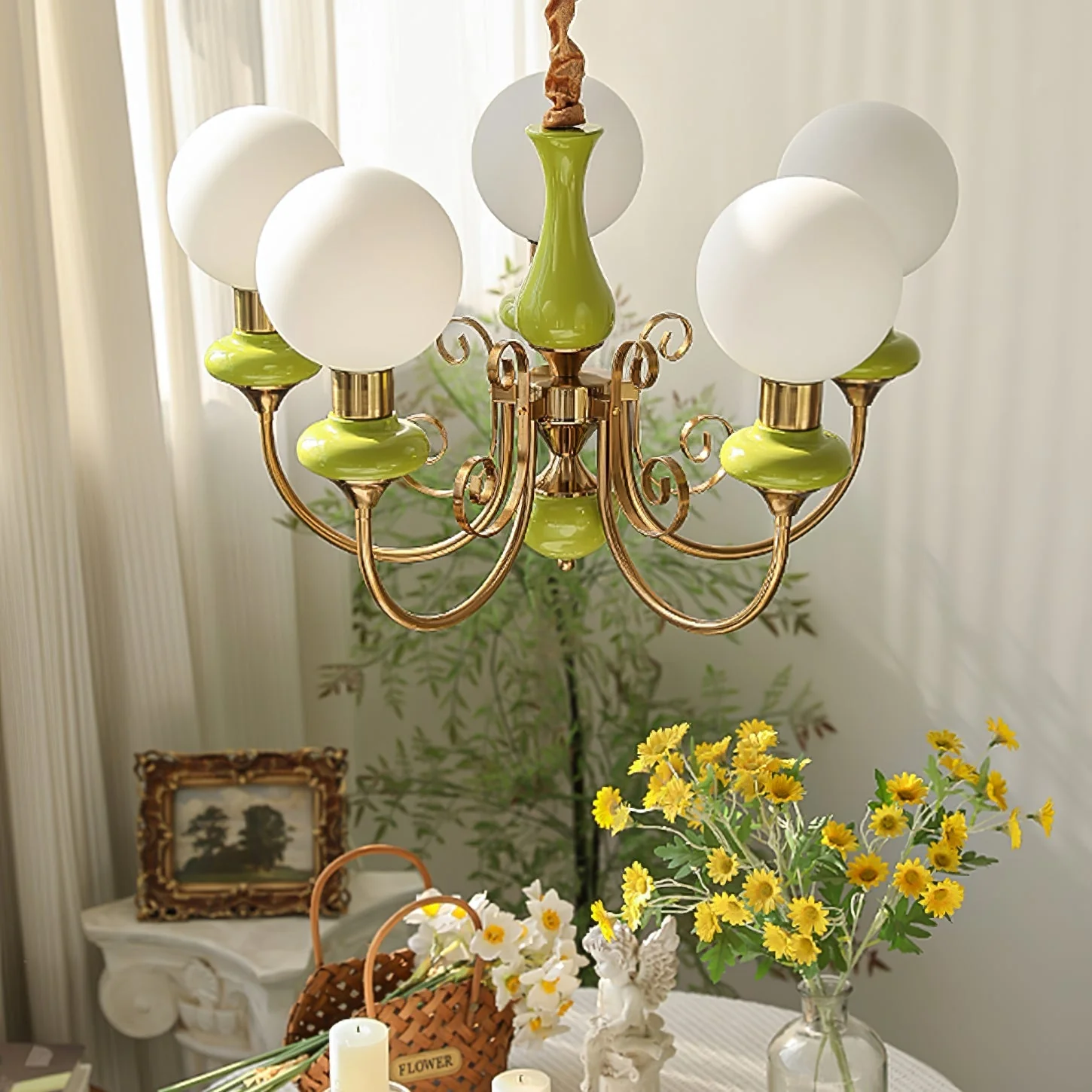 Modern Creative Art Onyx Chandelier - Image 4