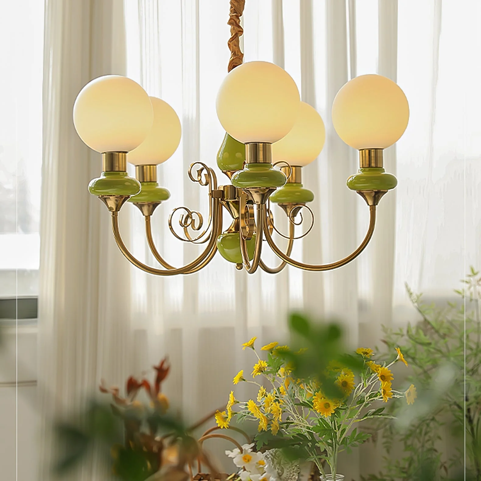 Modern Creative Art Onyx Chandelier - Image 5