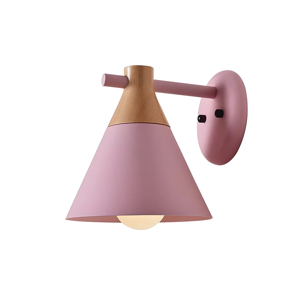 Modern Creative Multi-color Cone Bedroom Wall Light - Image 7