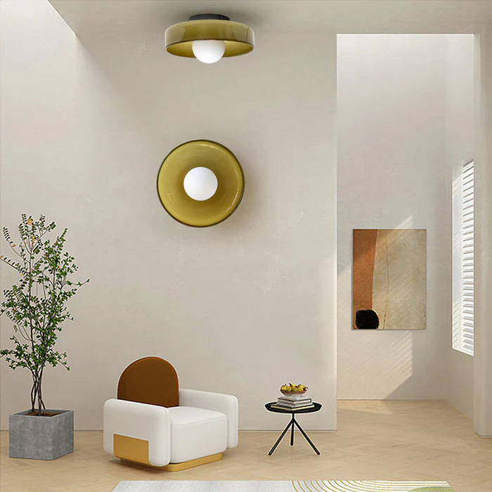 Modern Round Flush Mount Kitchen Ceiling Light - Image 10