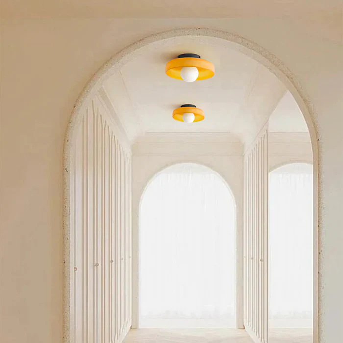 Modern Round Flush Mount Kitchen Ceiling Light - Image 3