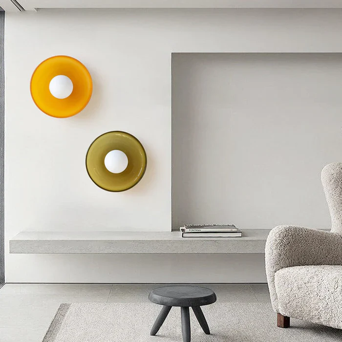 Modern Round Flush Mount Kitchen Ceiling Light - Image 9