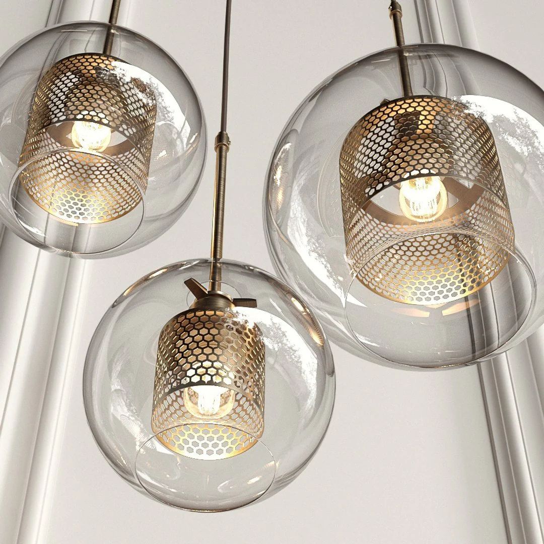 Modern Decor Chiswick Glass Pendant Light - Image 13