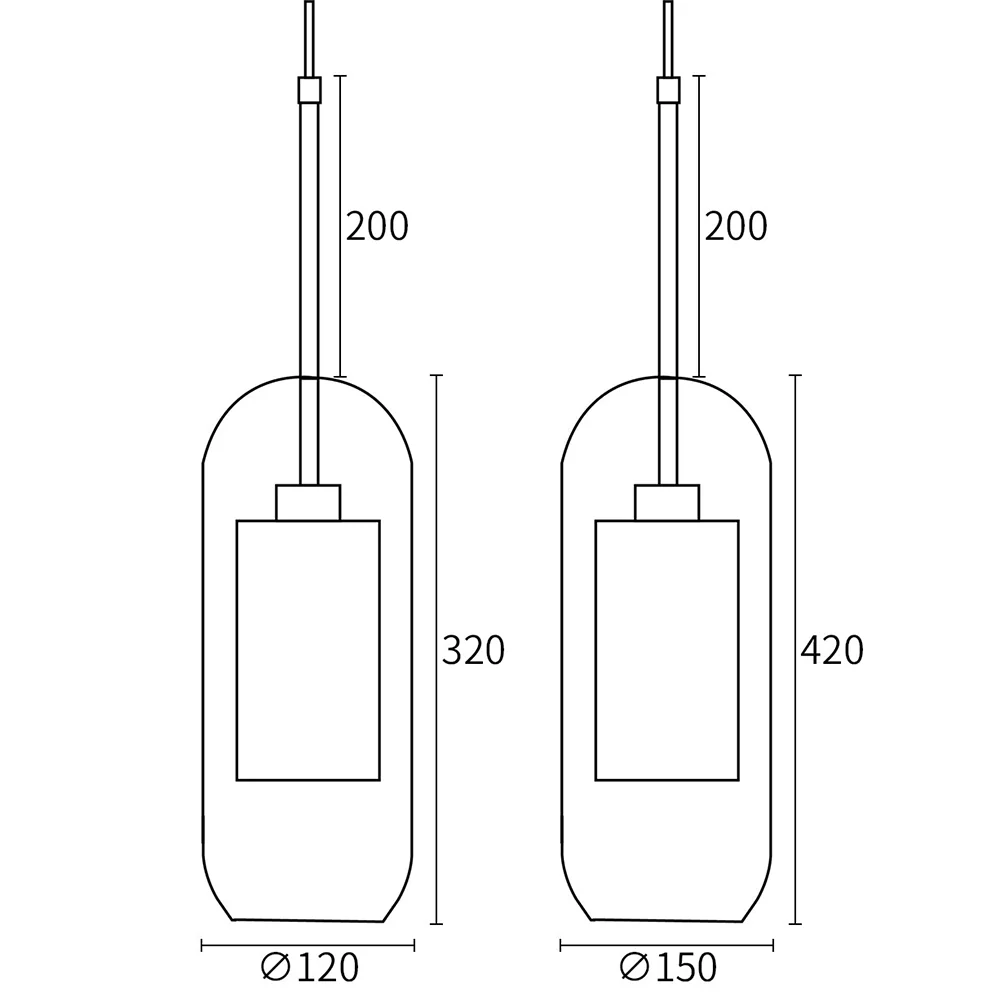Modern Decor Chiswick Glass Pendant Light - Image 27