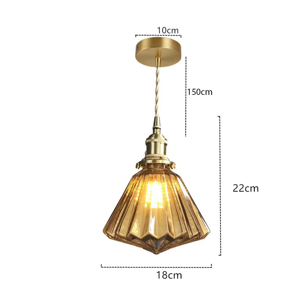 Modern Diamond Glass Pendant Lights - Image 10