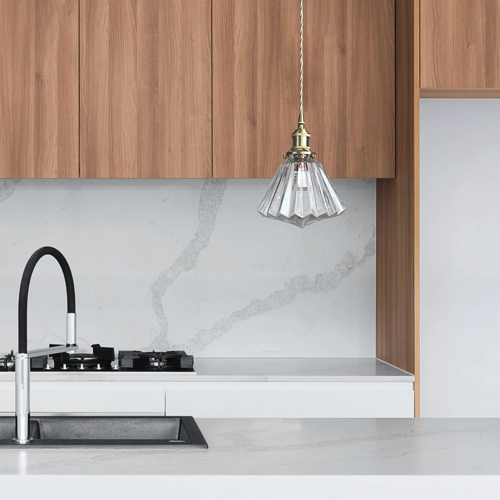 Modern Diamond Glass Pendant Lights - Image 6