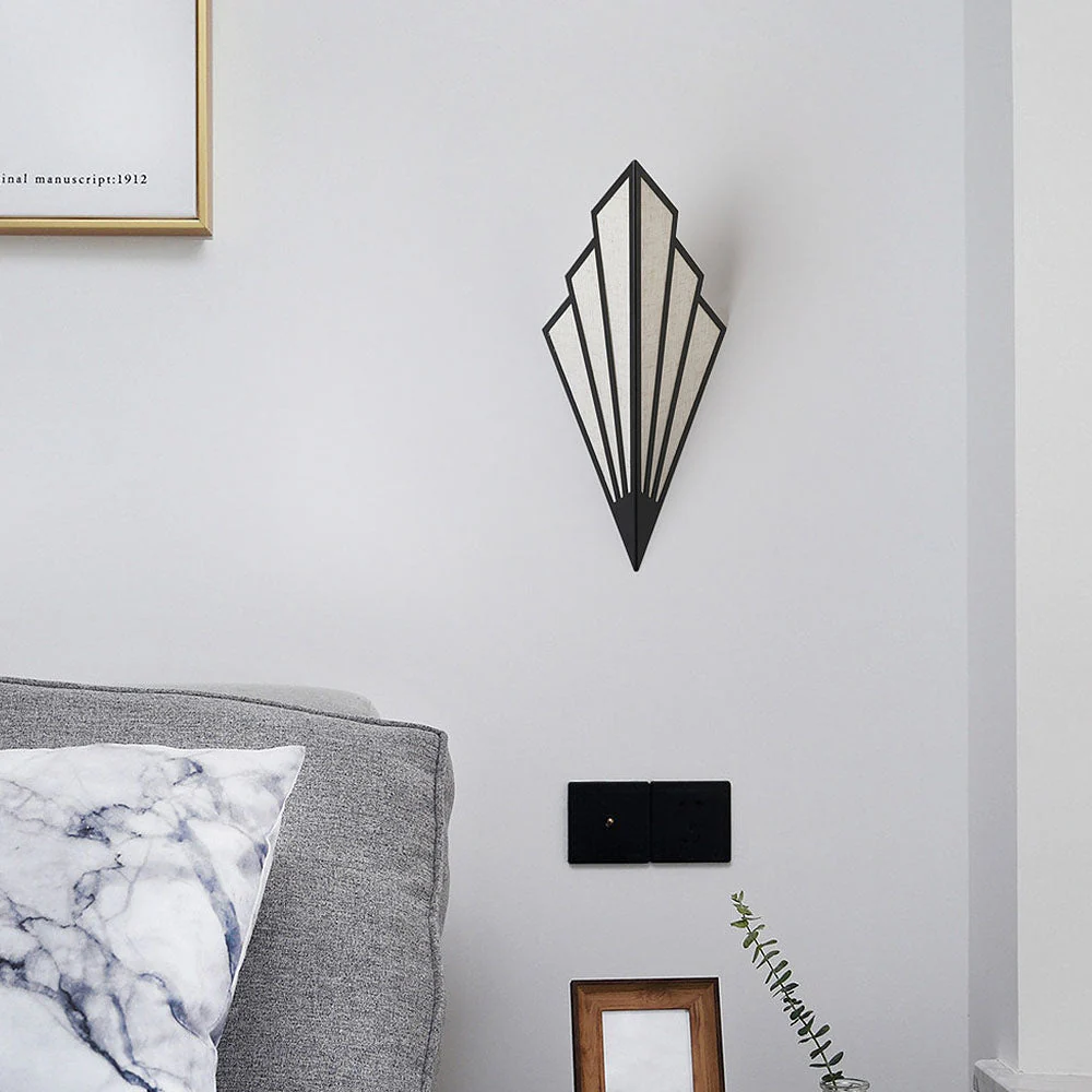 Modern Diamond Linen Wall LED Light - Image 3