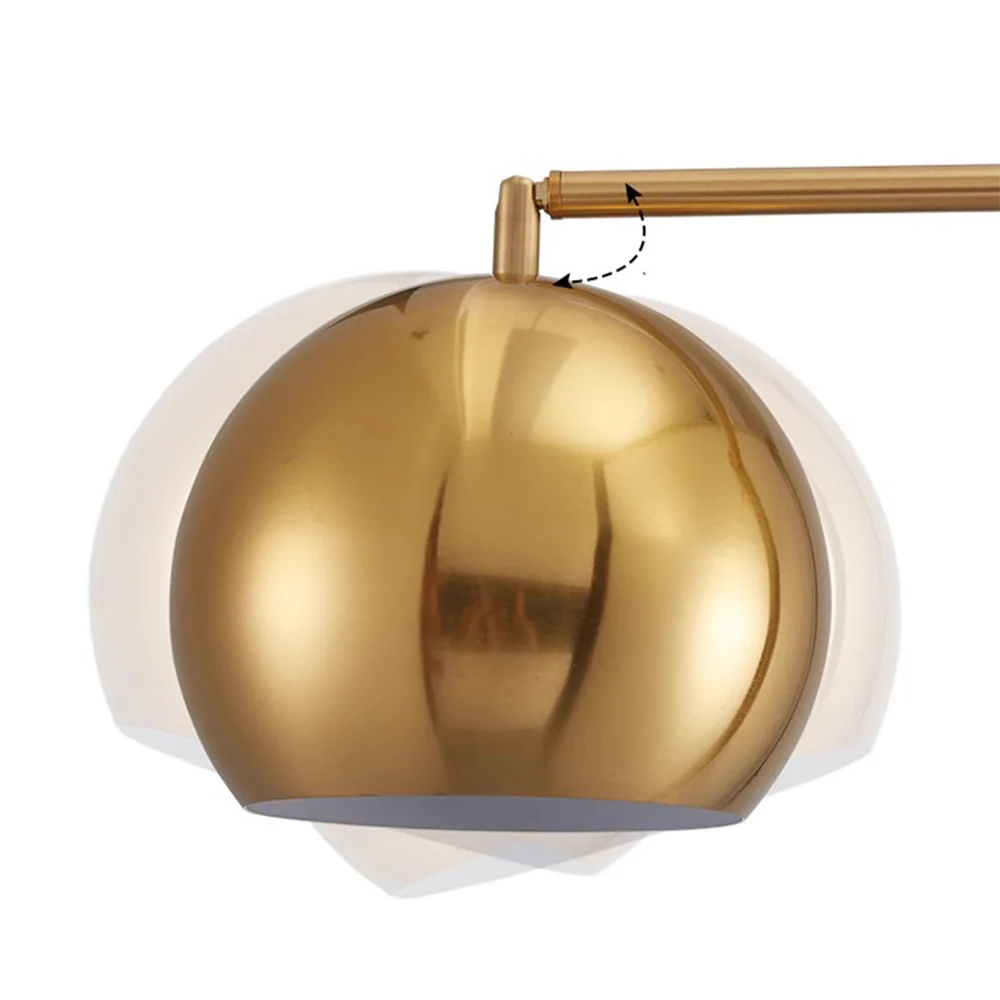 Modern Dome Metal Gold Floor Lamp - Image 14