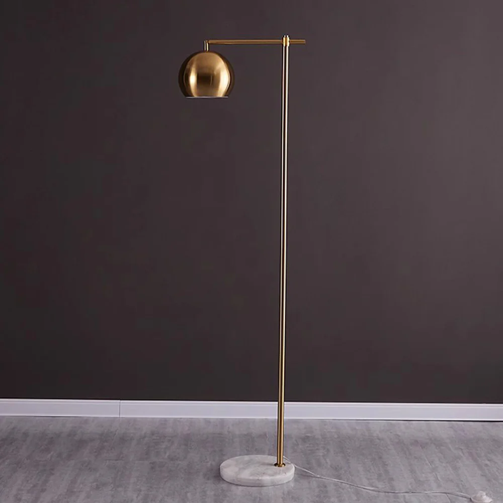 Modern Dome Metal Gold Floor Lamp - Image 9