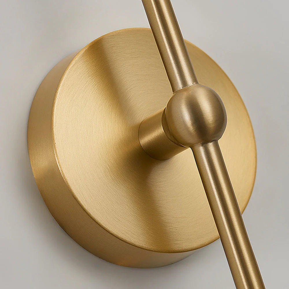 Modern Double Head Long Copper Wall Light - Image 8