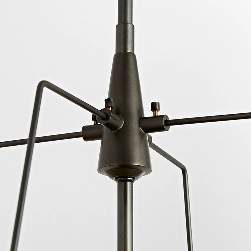 Modern Fabric Conical White Hanging Light - Image 16