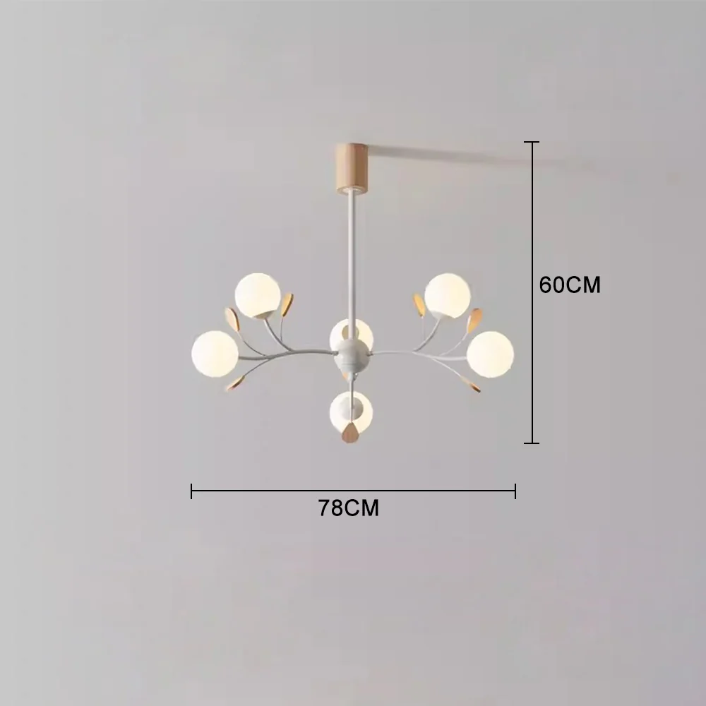Modern Firefly Glass Chandelier - Image 4