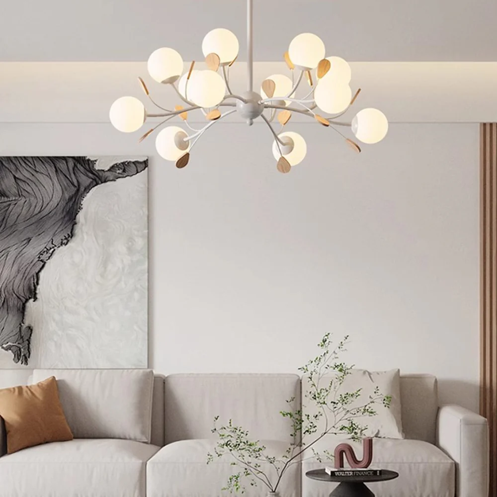 Modern Firefly Glass Chandelier - Image 7