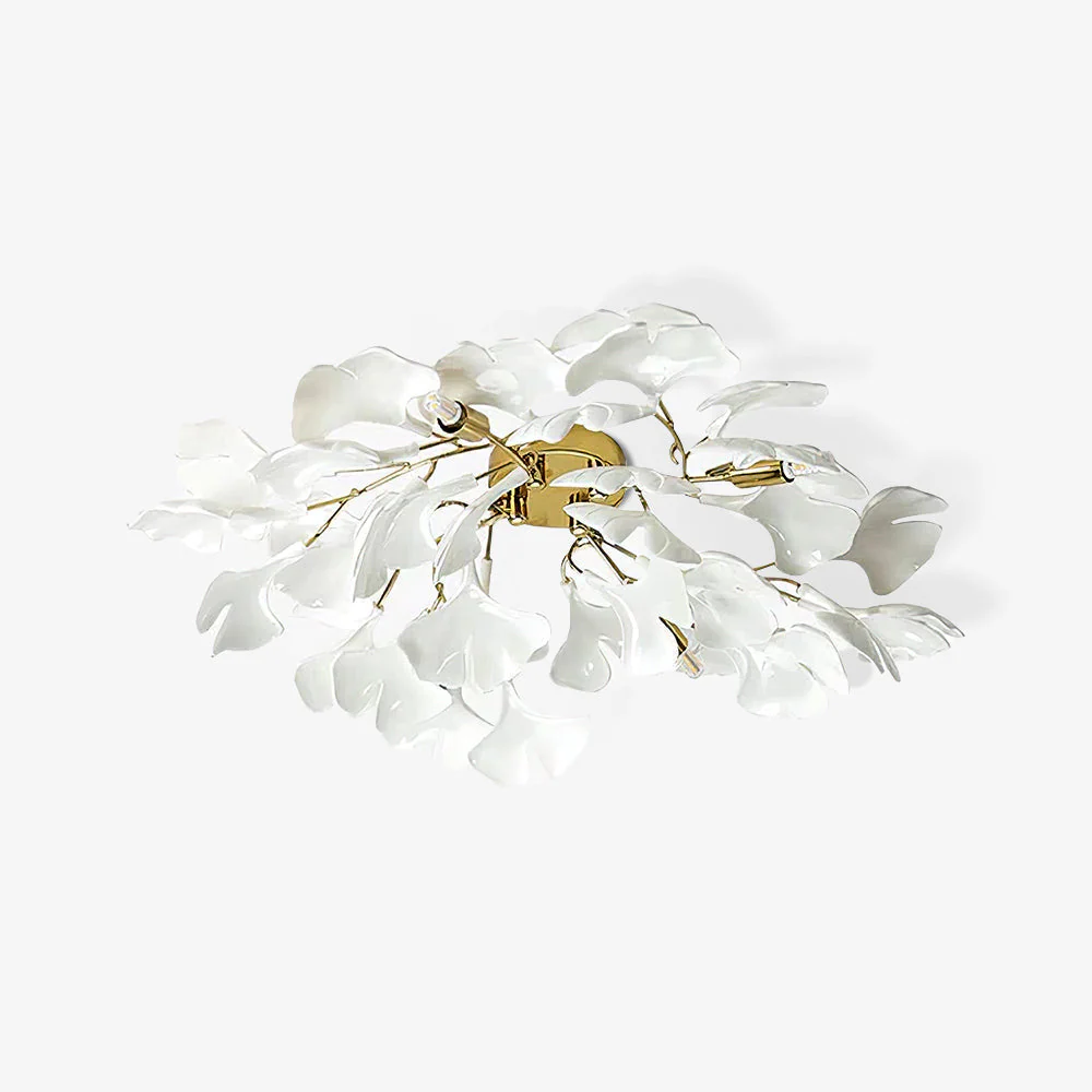 Modern Flower Petal White Ceiling Lamp - Image 14