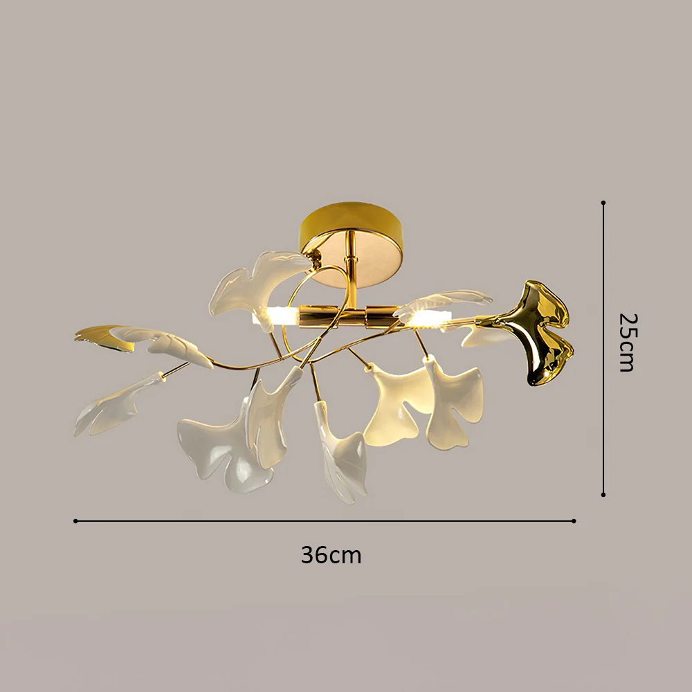 Modern Flower Petal White Ceiling Lamp - Image 16