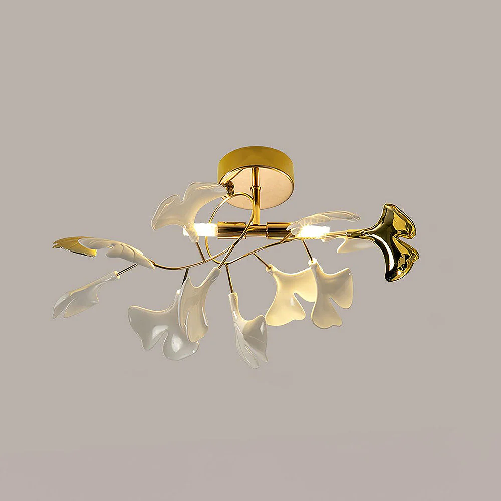 Modern Flower Petal White Ceiling Lamp - Image 3