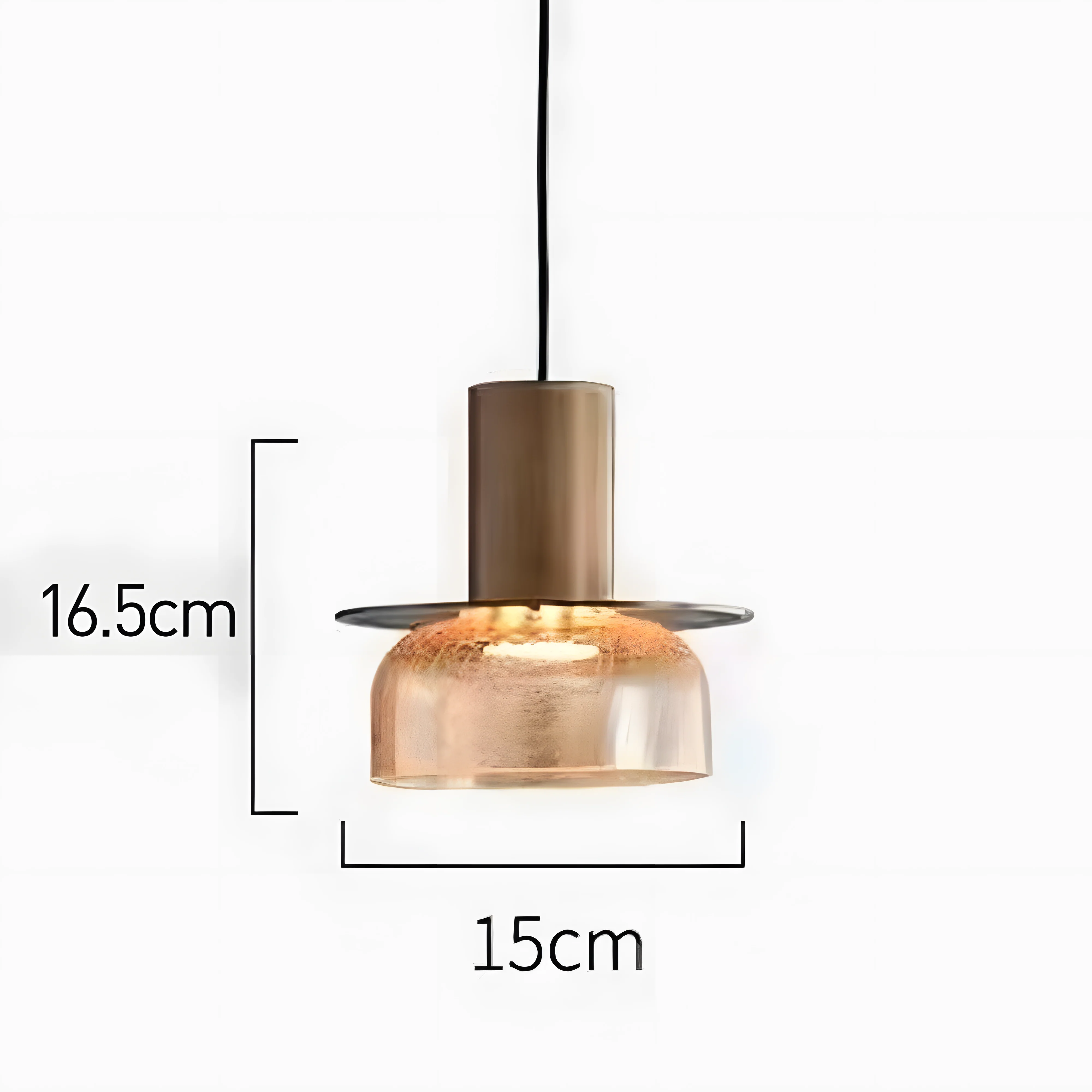 Modern Glass Double Head Pendant Light - Image 10