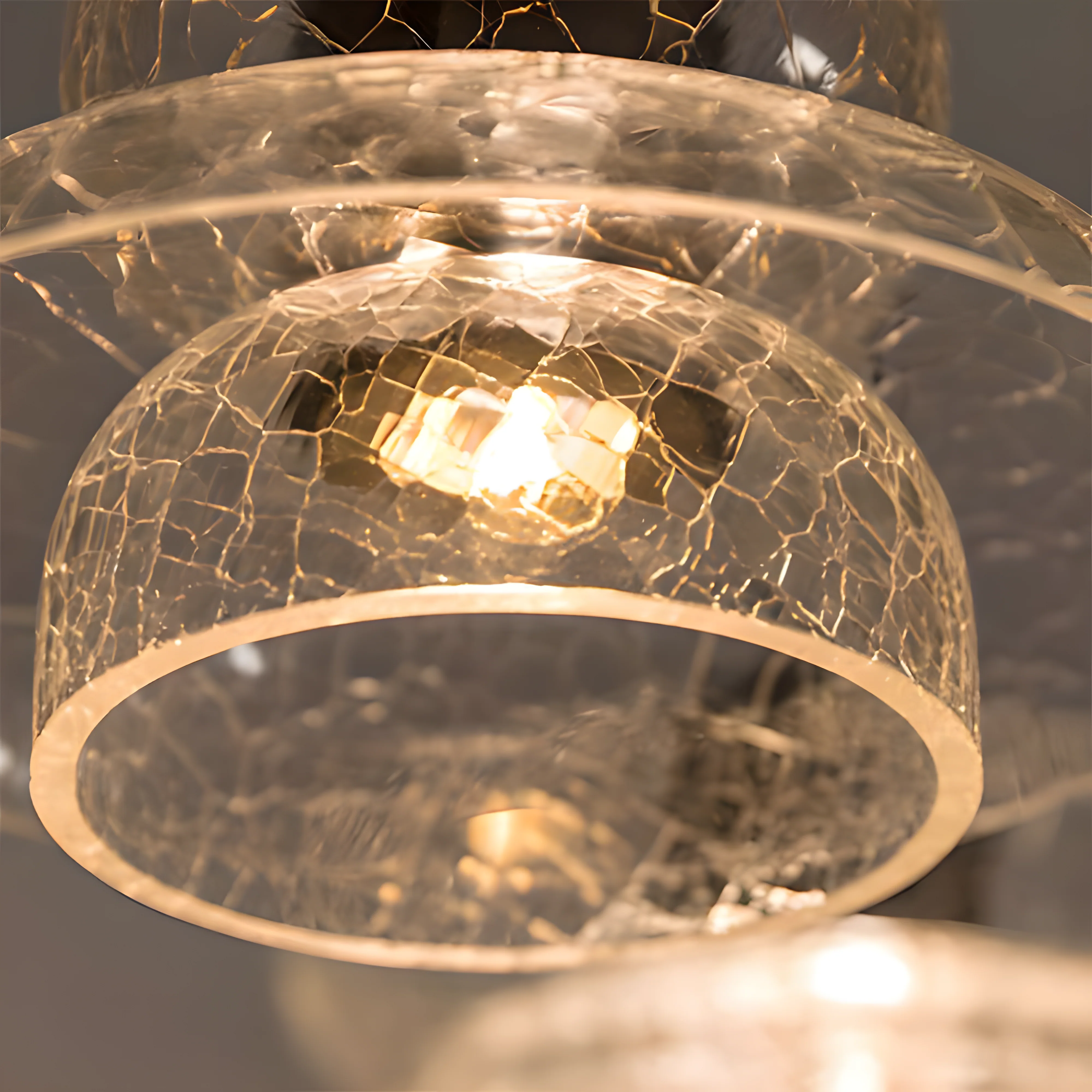 Modern Glass Double Head Pendant Light - Image 12