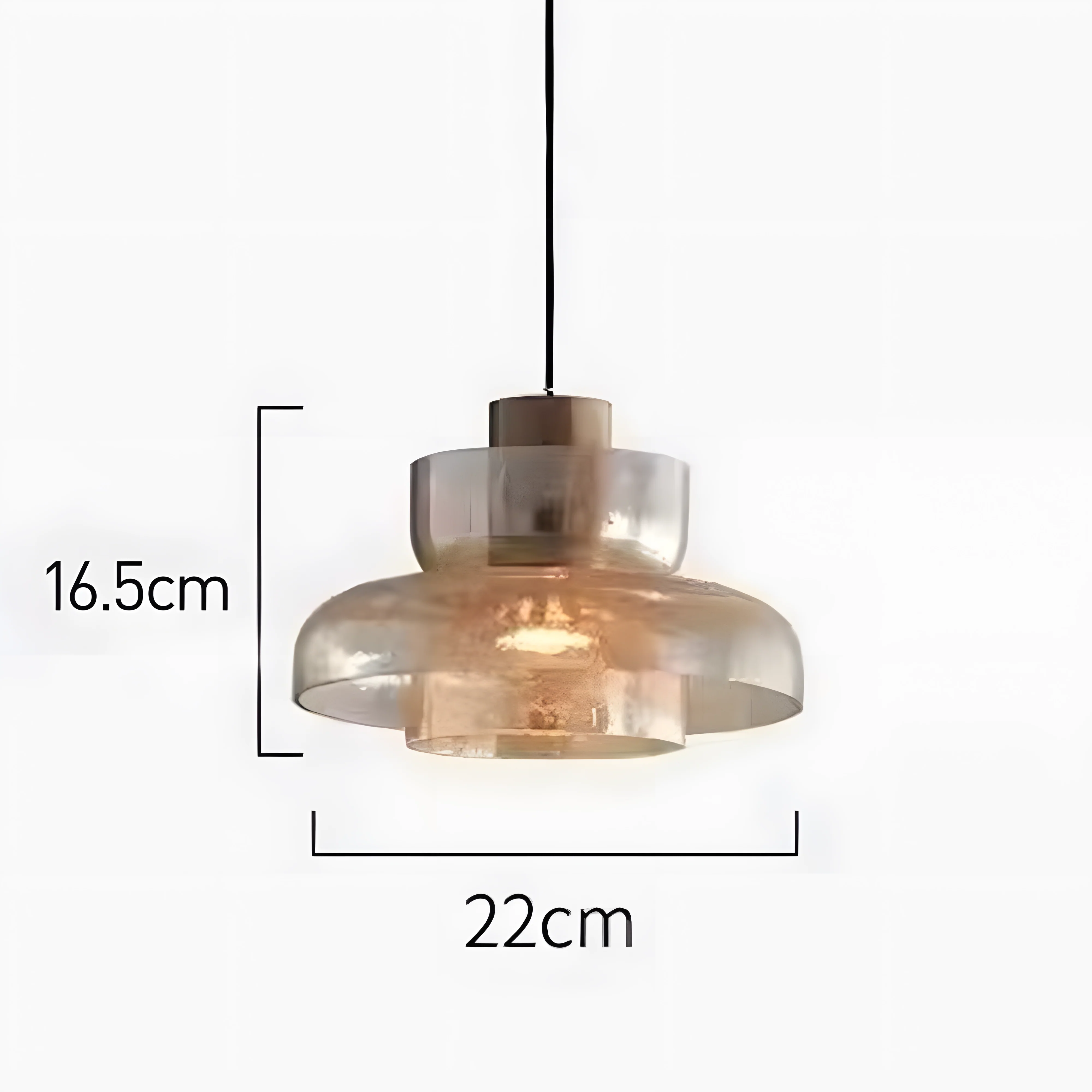 Modern Glass Double Head Pendant Light - Image 26