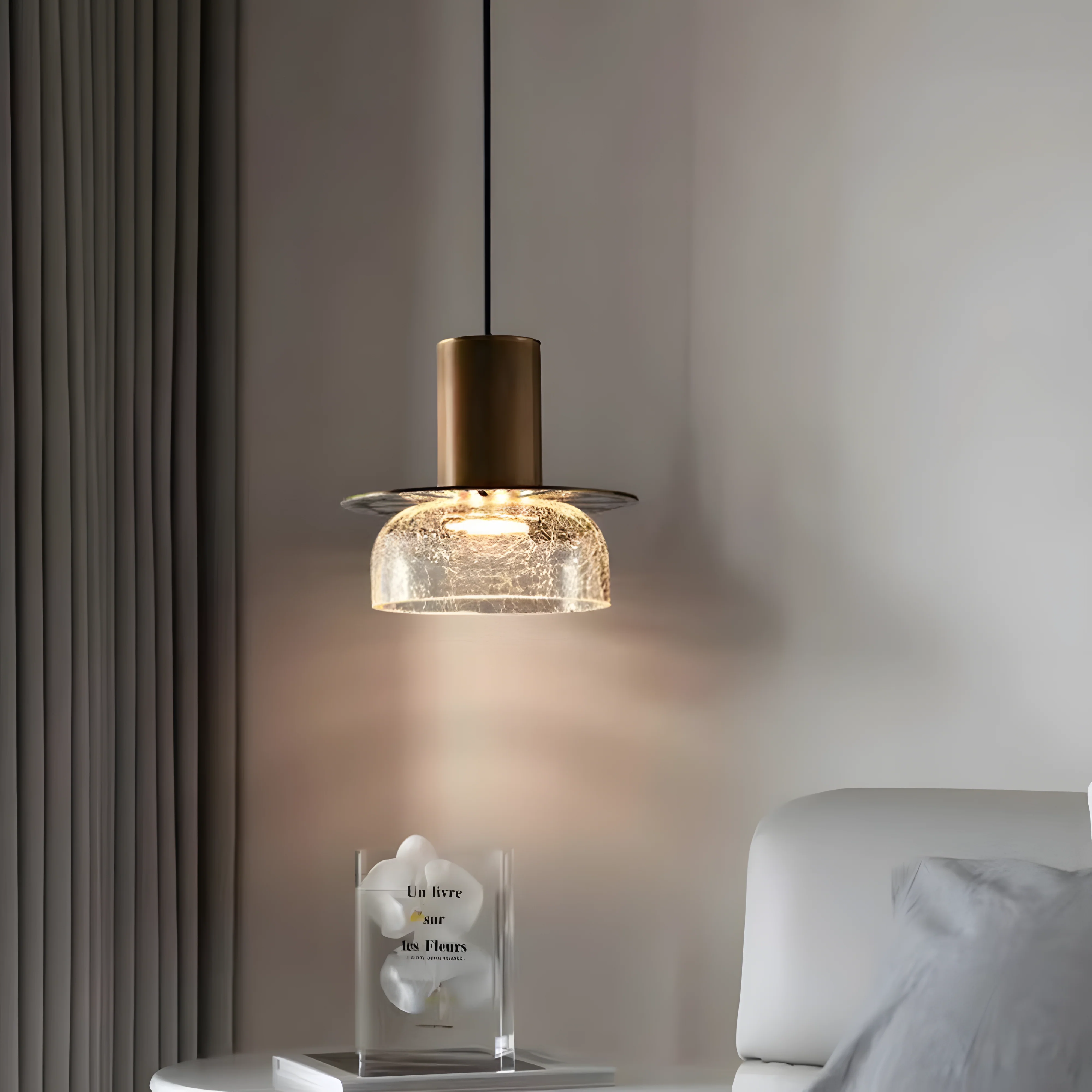 Modern Glass Double Head Pendant Light - Image 5