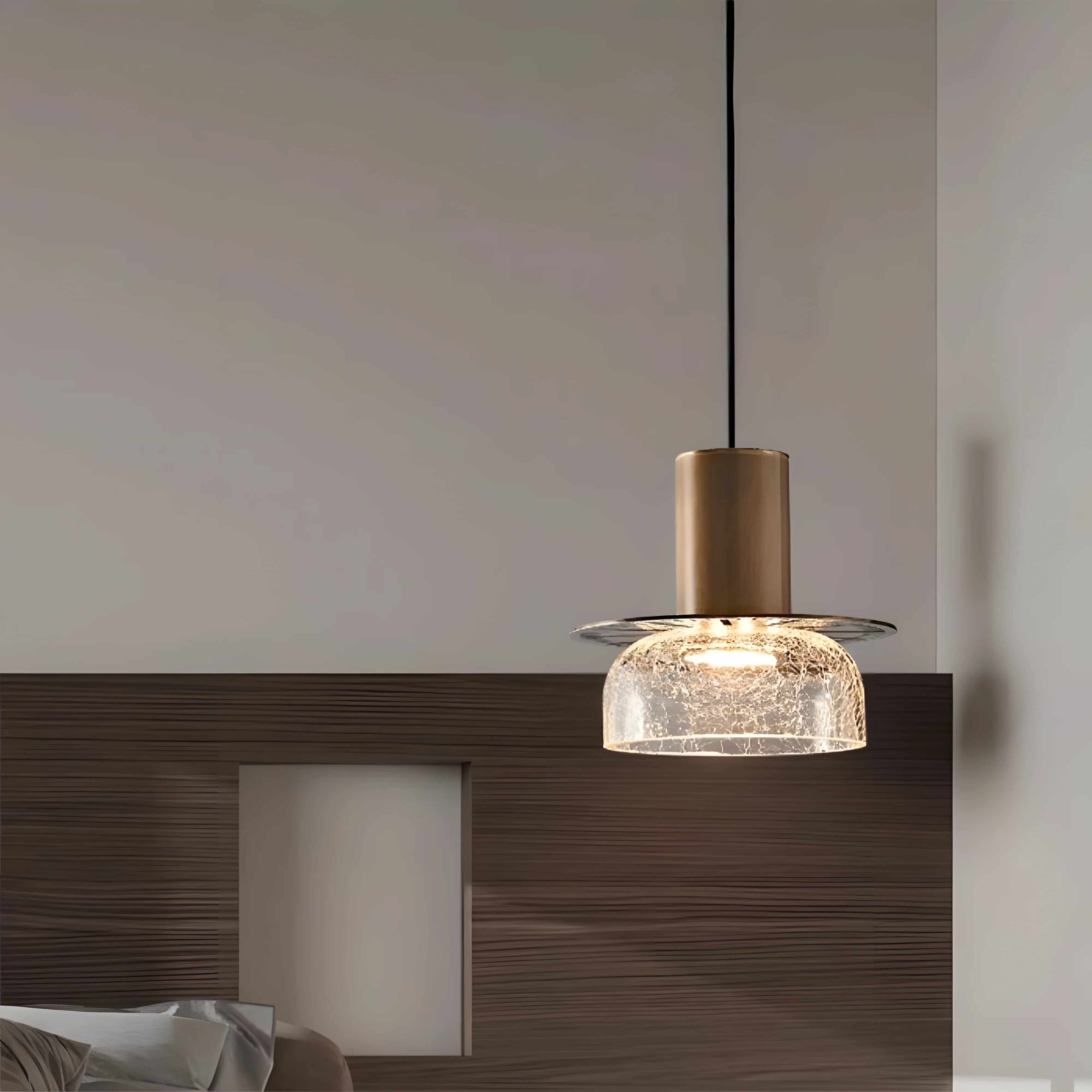 Modern Glass Double Head Pendant Light - Image 7