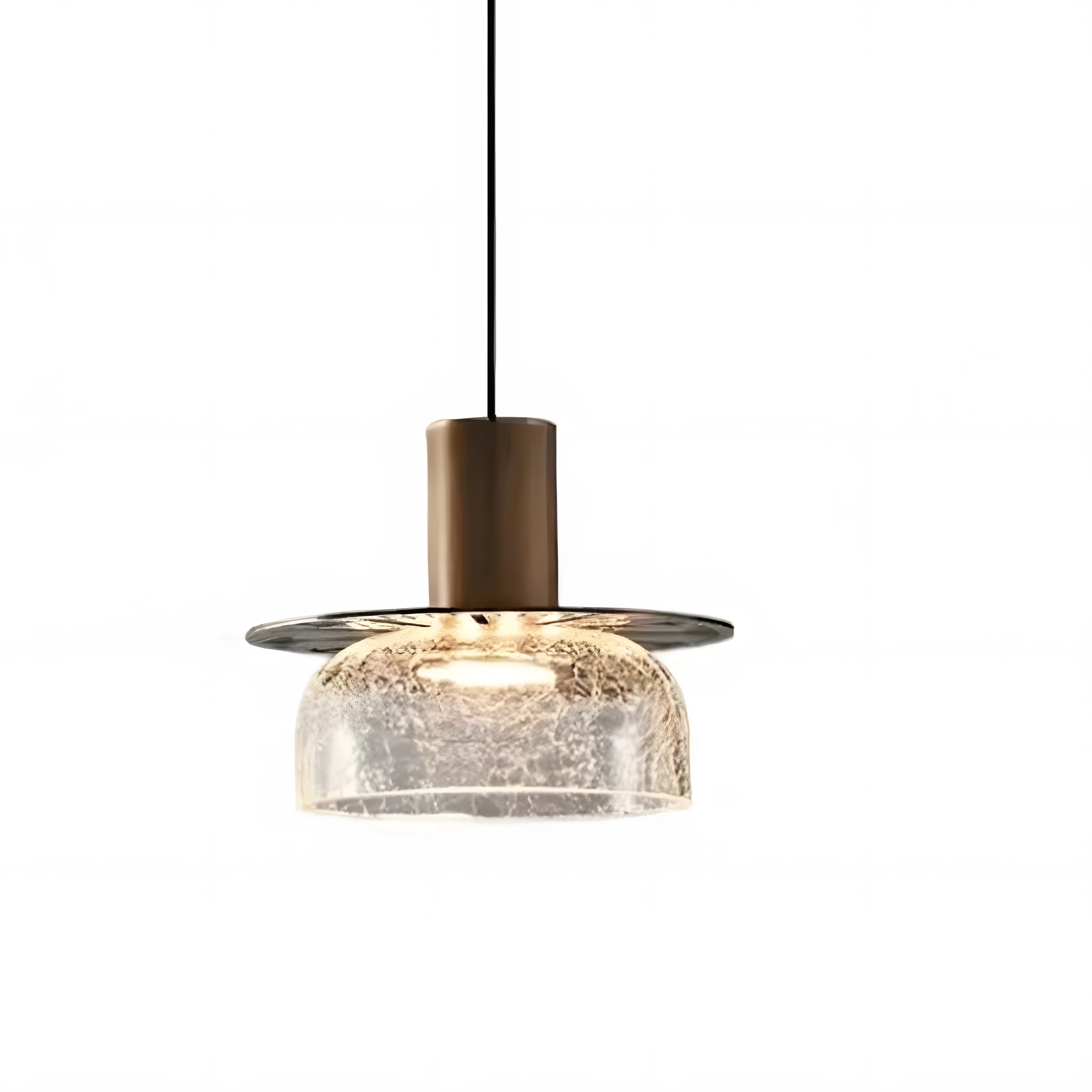 Modern Glass Double Head Pendant Light - Image 9