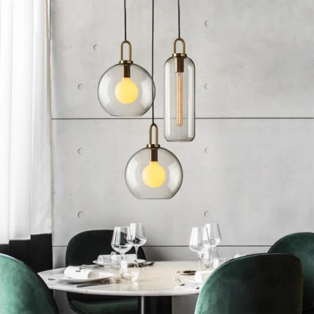 Modern Glass Living Room Pendant Light