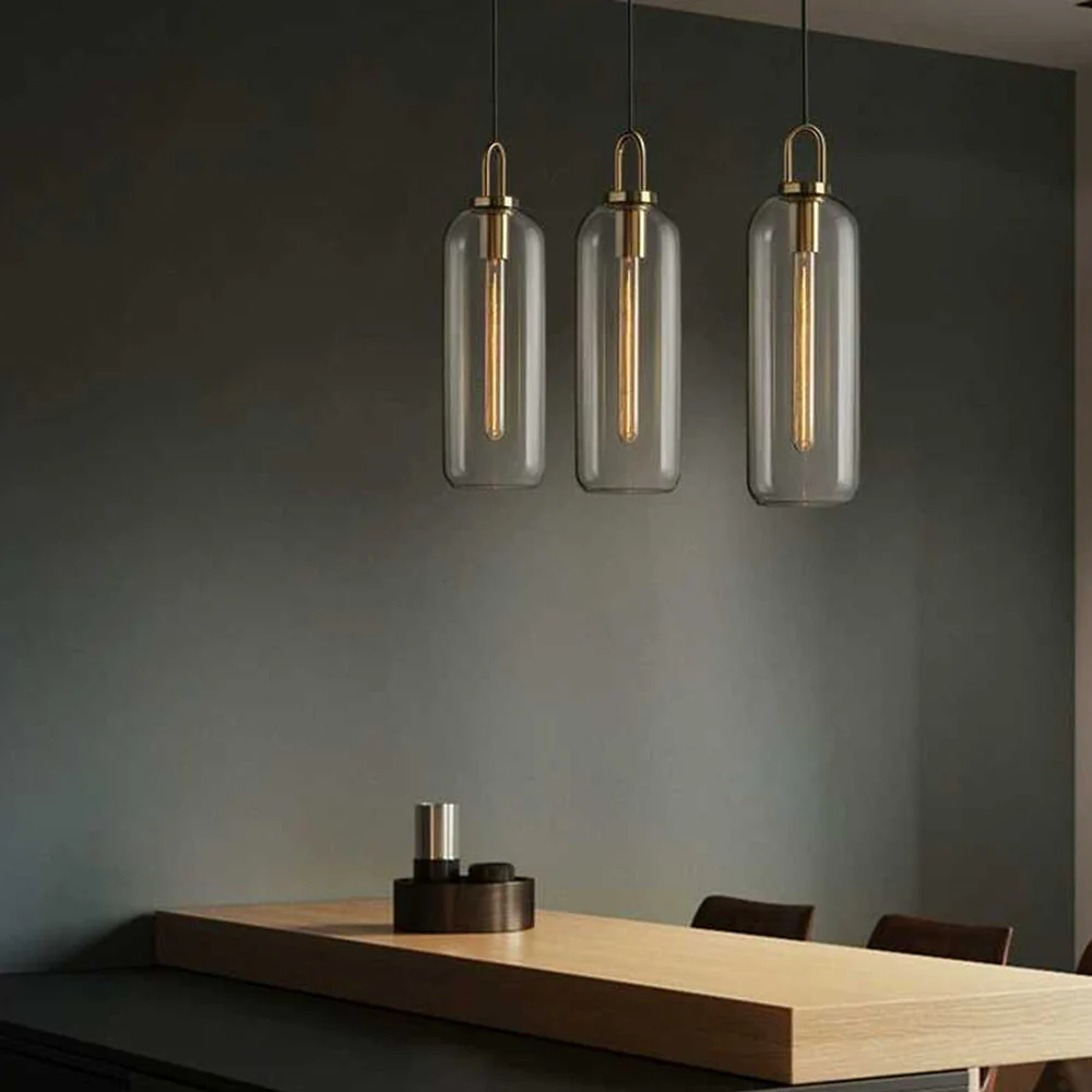 Modern Glass Living Room Pendant Light - Image 3