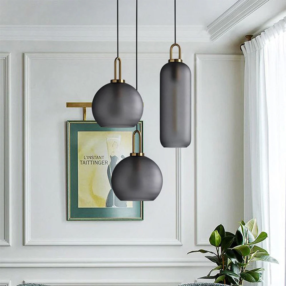 Modern Glass Living Room Pendant Light - Image 4