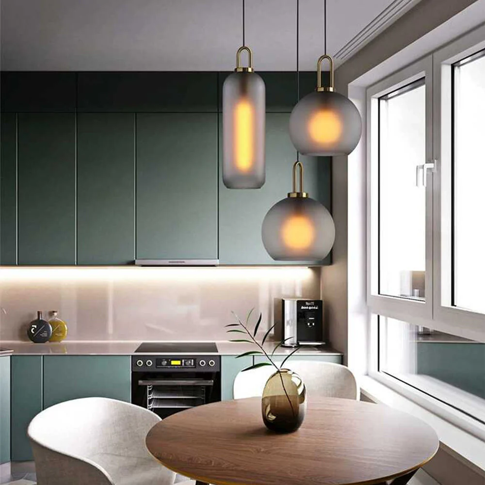 Modern Glass Living Room Pendant Light - Image 6