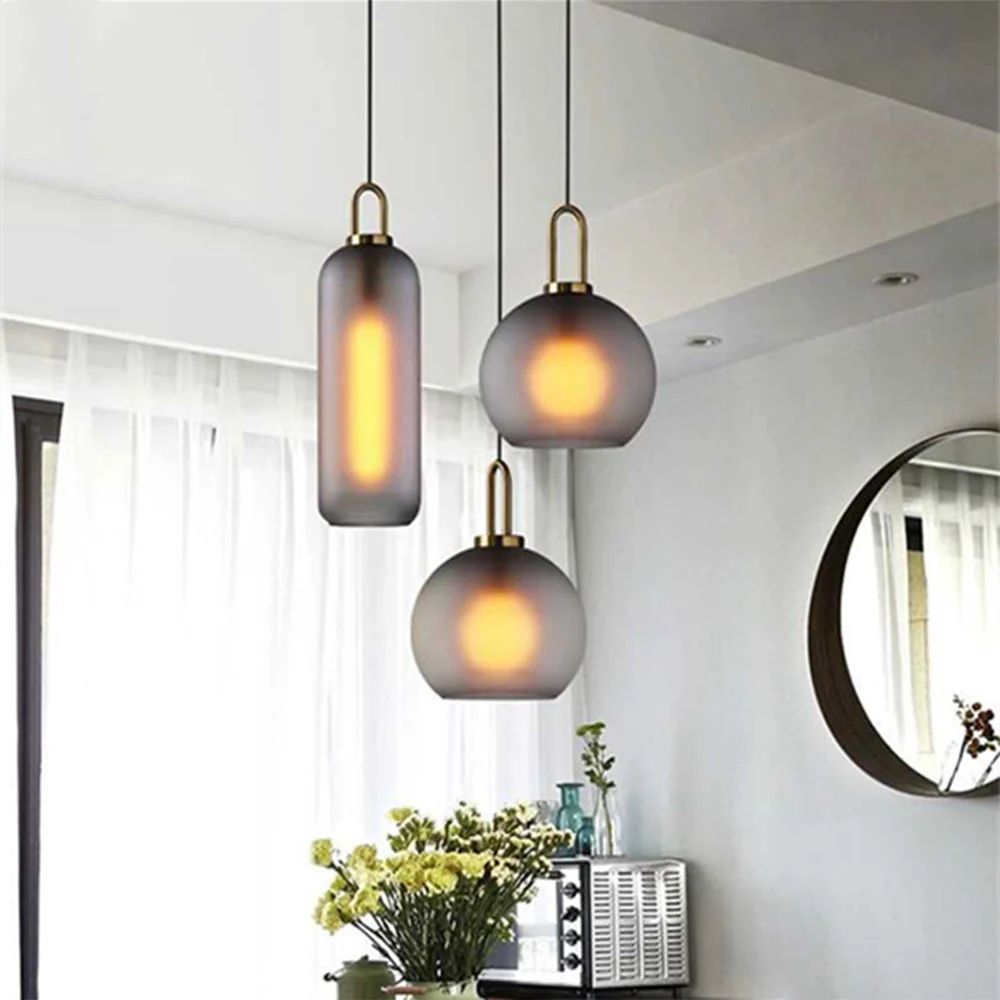 Modern Glass Living Room Pendant Light - Image 7