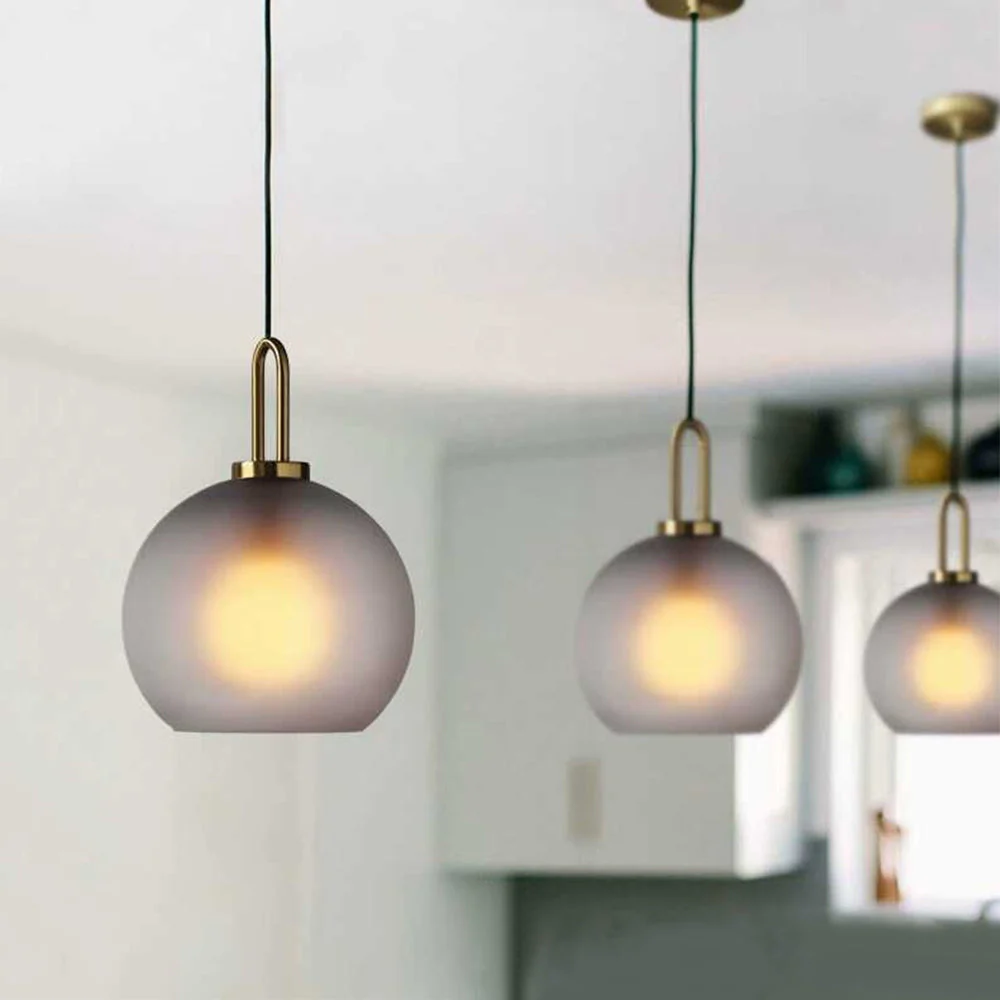 Modern Glass Living Room Pendant Light - Image 8